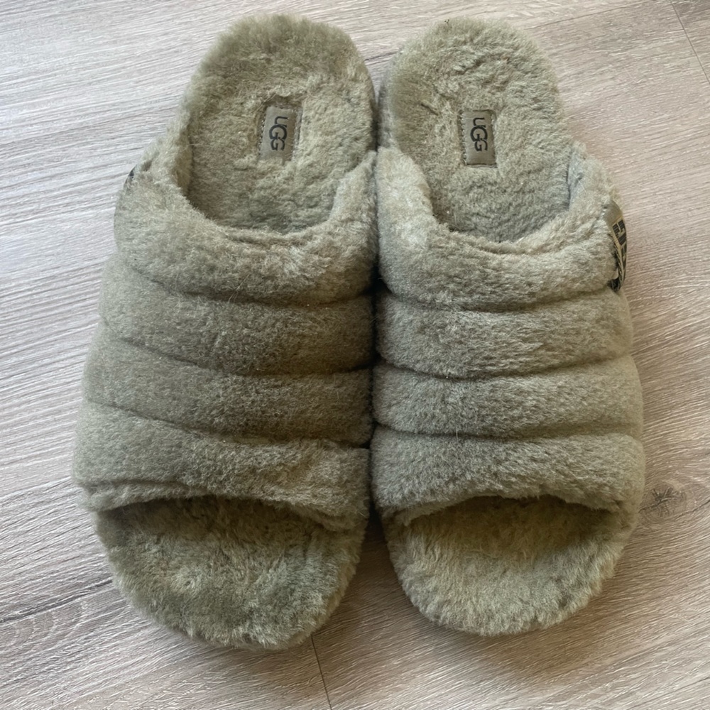 Ugg Men’s Fluff You Slide in Green